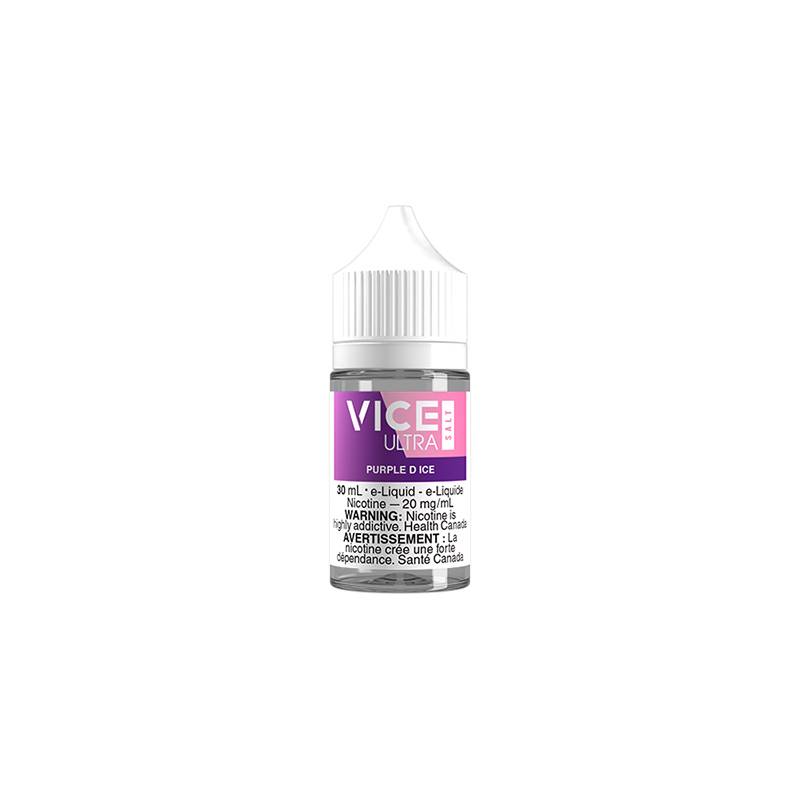 VICE Ultra Salt Nicotine Salt E-Liquid 30mL – Purple D Ice